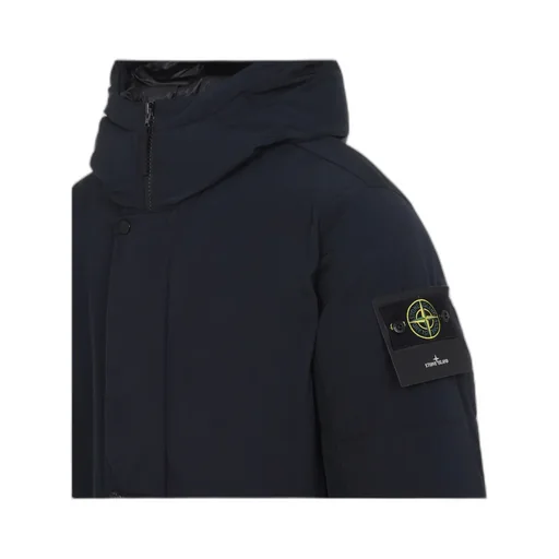 Stone Island Logo Patch Hooded Jacket