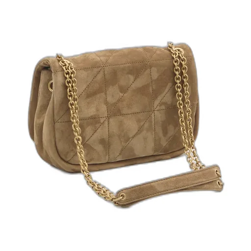 Jamie 4.3 Quilted Suede Shoulder Bag