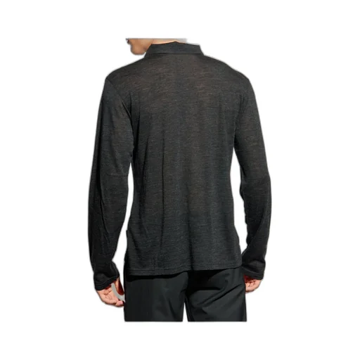 Mm6 Maison Margiela Long-Sleeved Polo Shirt