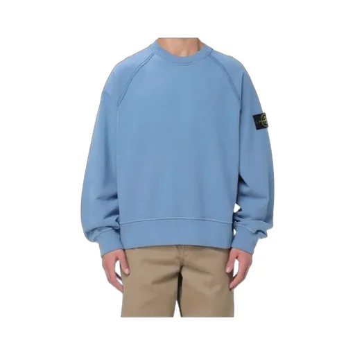 Stone Island Logo Patch Crewneck Sweatshirt
