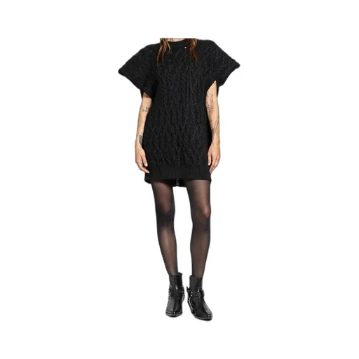 Jacquard-Knit Mini Dress