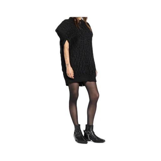 Jacquard-Knit Mini Dress