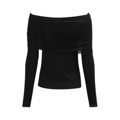 Thom Krom Draped Long-Sleeve Top