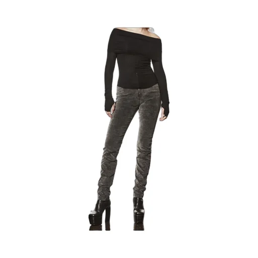 Thom Krom Draped Long-Sleeve Top
