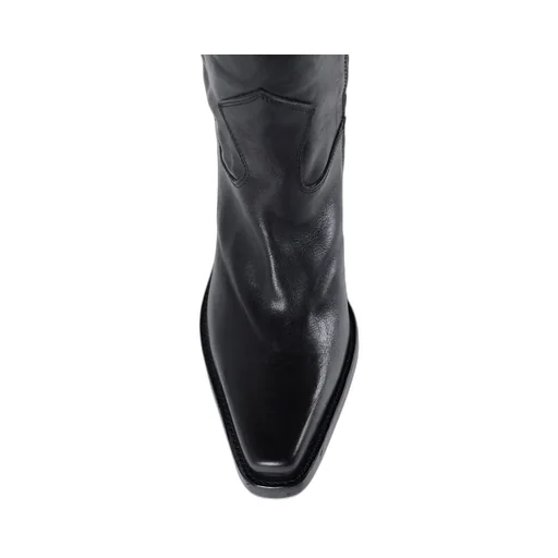 Lidar Calf-Leather Cowboy Boots
