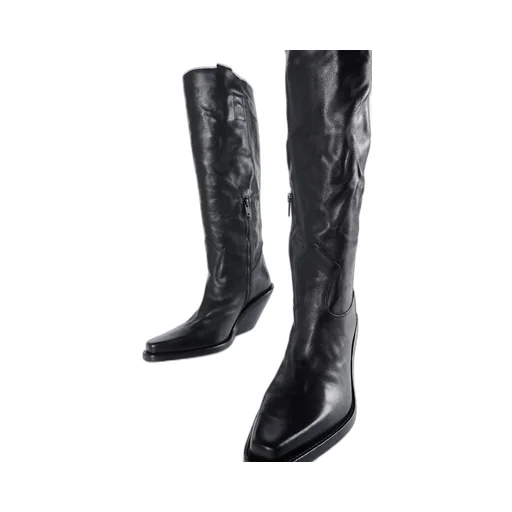 Lidar Calf-Leather Cowboy Boots