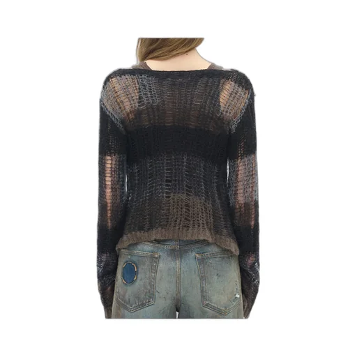 Leocadie Slim Fit Open Neck Sweater