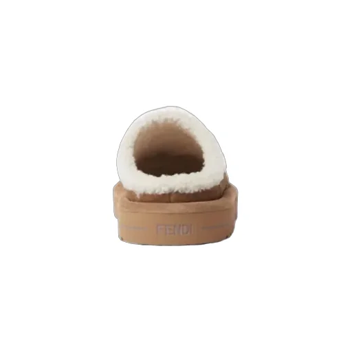 Fendi Ff Embeoosed Slip-On Sabots