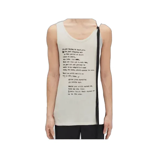 Seva Script Tank Top