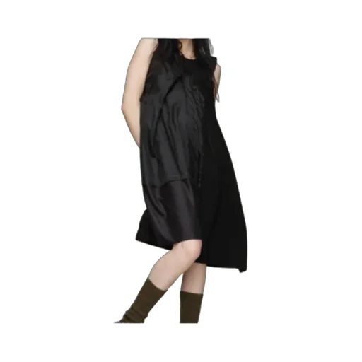Maison Margiela Sleeveless Asymmetric Midi Dress