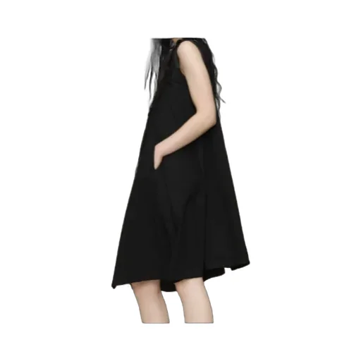 Maison Margiela Sleeveless Asymmetric Midi Dress