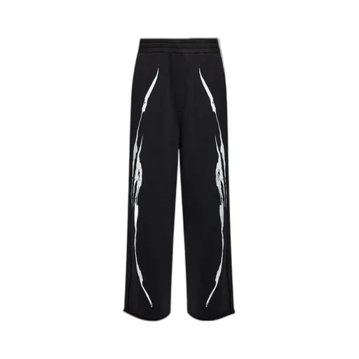 Graphic-Print Trousers