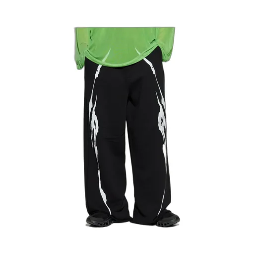 Graphic-Print Trousers