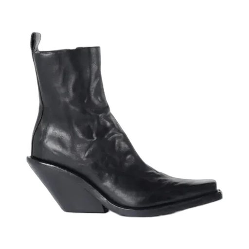 75Mm Calf Leather Boots