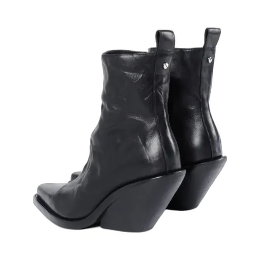 75Mm Calf Leather Boots