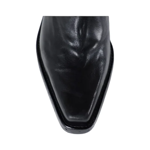 75Mm Calf Leather Boots