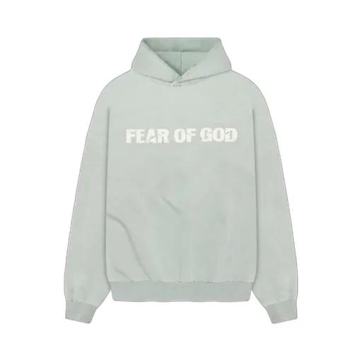 Fear Of God Long-Sleeved Logo Printed Hoodie