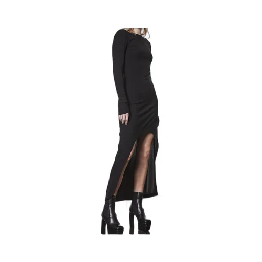 Slim Fit Viscose Blend Stretch Crepe Crew Neck Maxi Dress €219.00