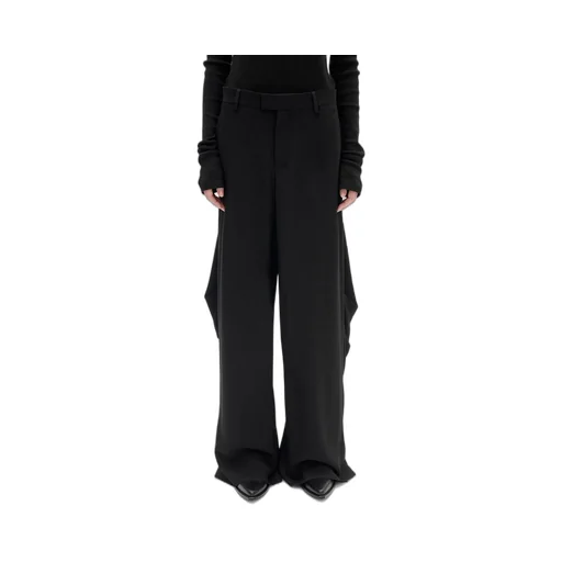 Draped-Detail Pants