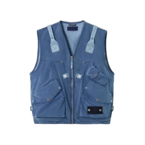 Stone Island Logo Patch V-Neck Vest