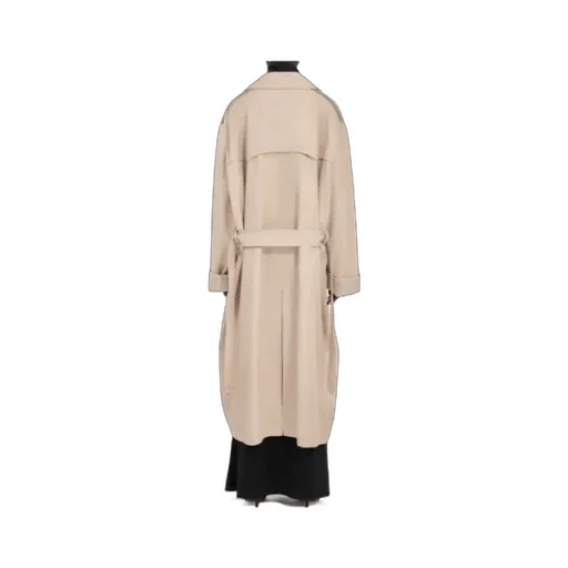 Mm6 Maison Margiela Double-Breasted Oversized Trench Coat
