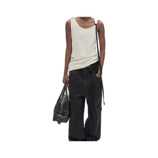 Seva Ribbed Grosgrain-Ribbon Top