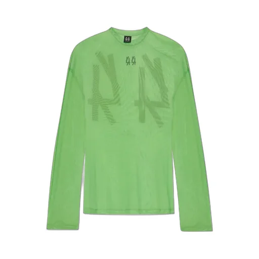 Logo-Print Mesh Sweatshirt