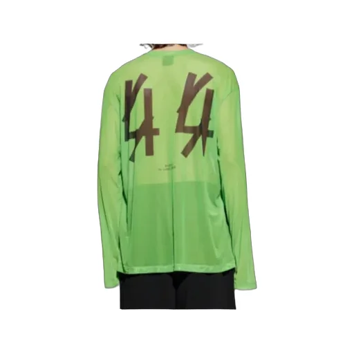 Logo-Print Mesh Sweatshirt