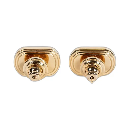 Oval Logo Earrings