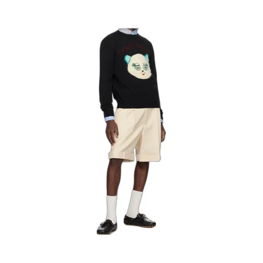 Pleated Cuffed Shorts