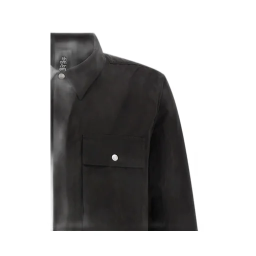 Thom Krom Peached Snap-Button Shirt