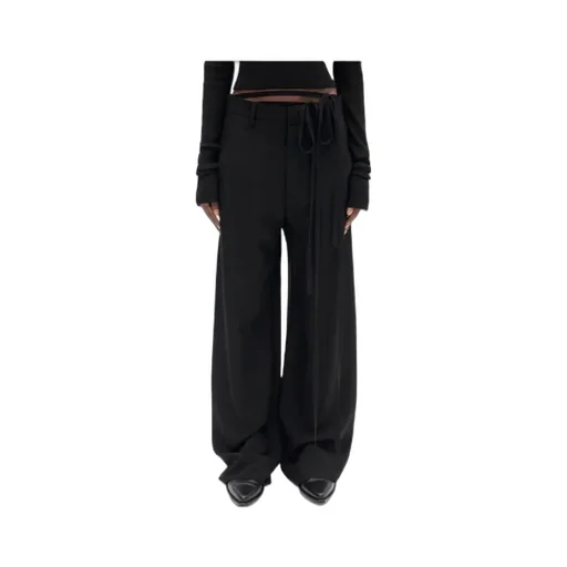 Anneke Tie-Waist Palazzo Pants