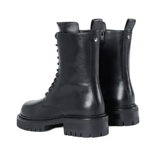 Skagi Lace-Up Lug-Sole Combat Boots