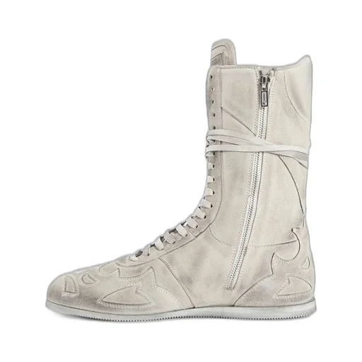 Lace-Up High-Top Sneakers