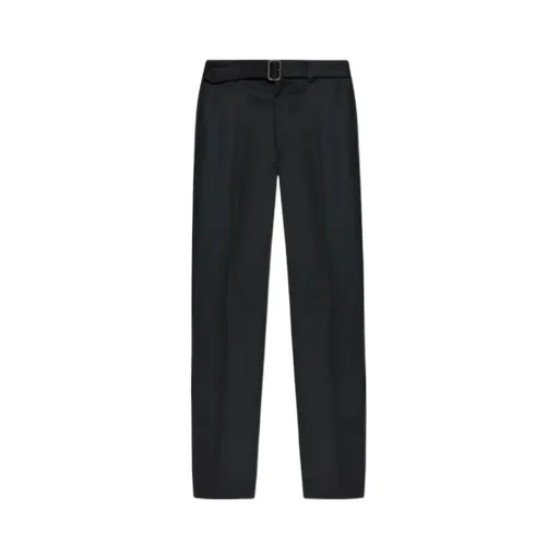 Mm6 Maison Margiela Pressed Crease Belted Pants