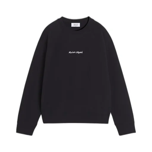 Maison Kitsuné Logo Embroidered Oversized Sweatshirt