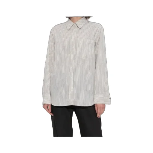 Striped Pin-Cuff Shirt