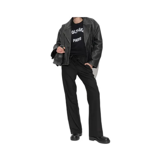 Drawstring Side-Stripe Trousers