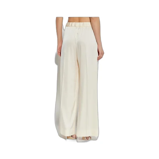 Pleated Straight-Leg Trousers