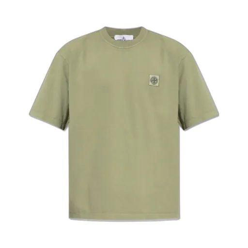 Stone Island Logo Patch Short Sleeve T-Shirt