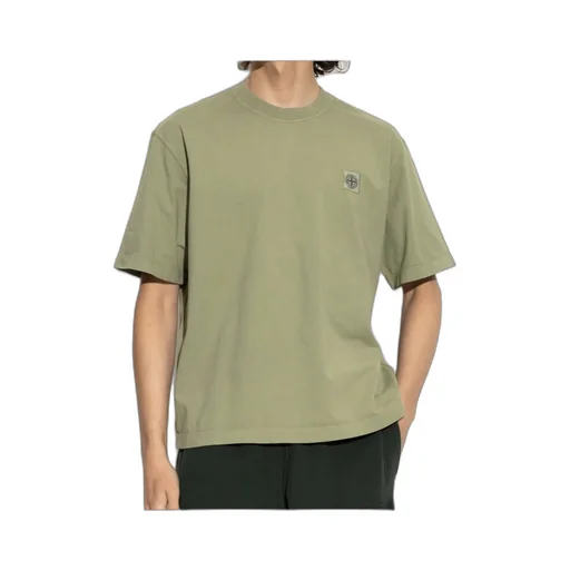 Stone Island Logo Patch Short Sleeve T-Shirt