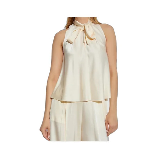 Tie-Neck Sleeveless Top