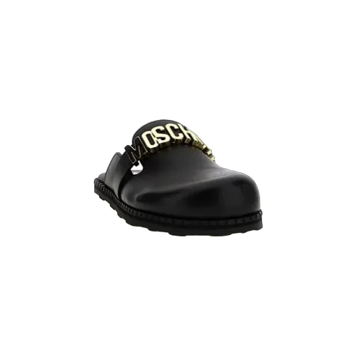 Moschino Birky Logo Lettering Sabots