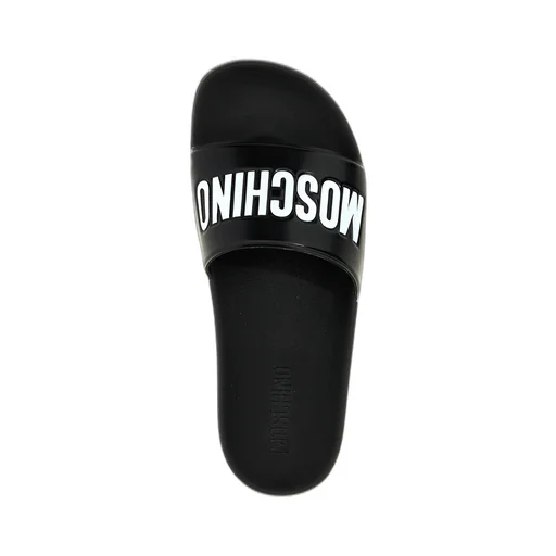 Moschino Logo Detailed Pool Slides