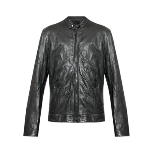 Zipped Leather Jacket