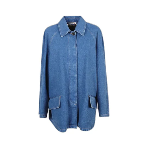Flap-Pocket Denim Jacket