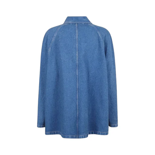 Flap-Pocket Denim Jacket
