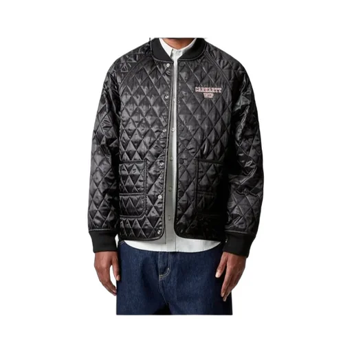 Quilted Satin Jacket
