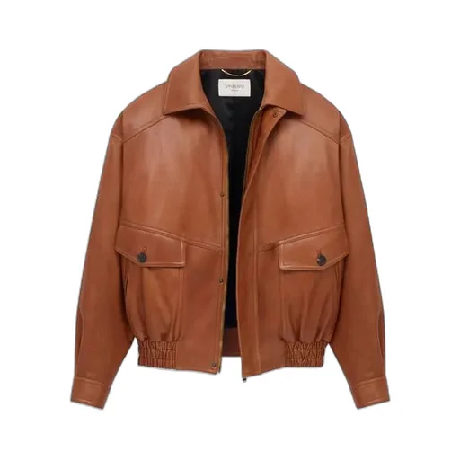 Saint Laurent Zip-Up Bomber Jacket