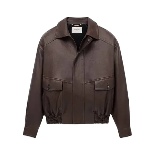 Saint Laurent Zip-Up Bomber Jacket